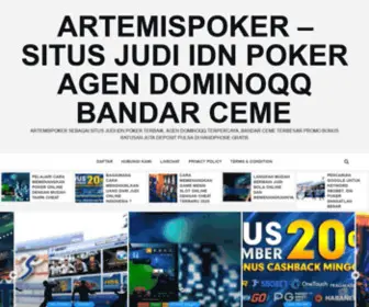 Artemispoker.com(Artemispoker) Screenshot