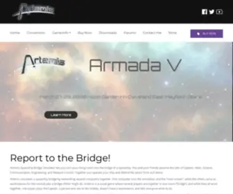 Artemisspaceshipbridge.com(Artemis Spaceship Bridge Simulator) Screenshot