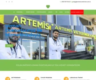 Artemisveteriner.com.tr(7/24 açık veteriner) Screenshot