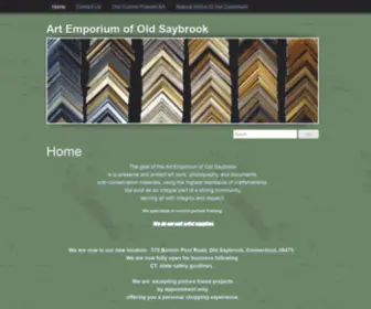 Artemporiumoldsaybrook.net(Art Emporium of Old Saybrook) Screenshot