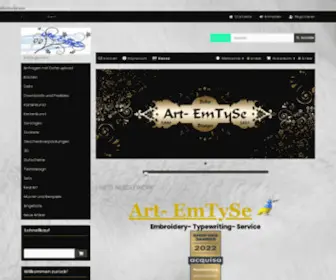 Artemtyse.de(EStore) Screenshot