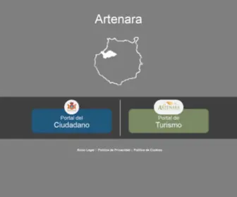 Artenara.es(Isla de Gran Canaria) Screenshot