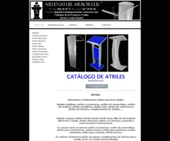 Artenatur-Arboreus.com(Atriles Artenatur) Screenshot