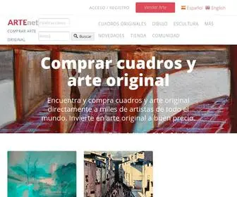 Artenet.es(Comprar Cuadros y Arte Original Online) Screenshot