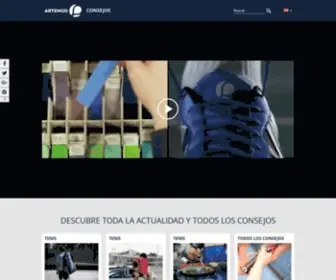 Artengo.es(Tienda de tenis online) Screenshot