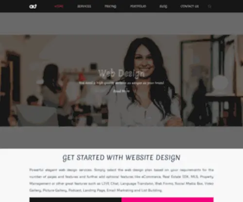 Artenoos.ca(Corporate and personal website design) Screenshot