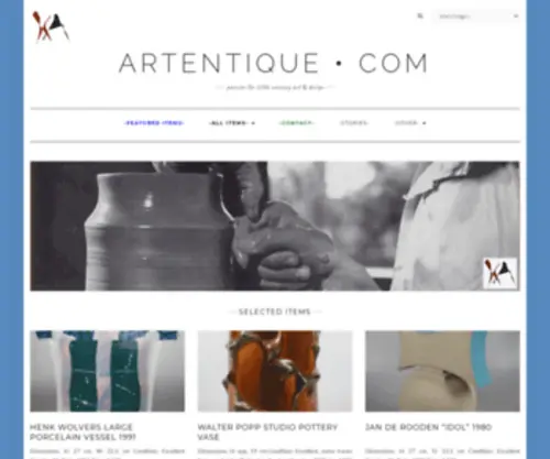 Artentique.com(Artentique) Screenshot