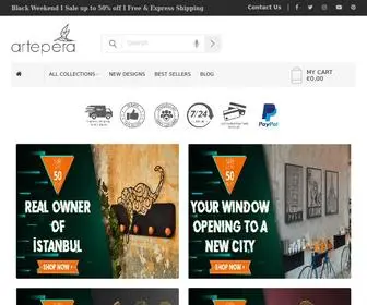 Artepera.com(Metal Wall Art) Screenshot