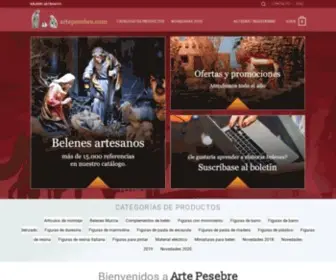 Artepesebre.com(Belenes artesanos) Screenshot