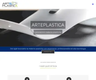 Arteplastica.it(Arteplastica Lavorazioni materie plastiche dal 1958) Screenshot