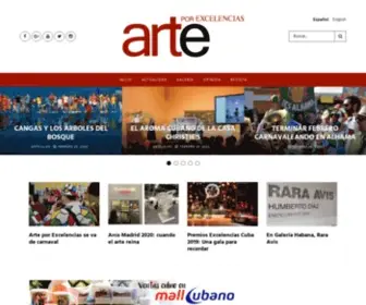 Arteporexcelencias.com(Arte por Excelencias) Screenshot