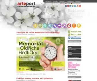 Arteport.cz(Profesionální grafické a reklamní studio) Screenshot