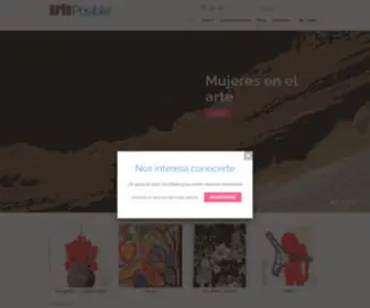 Arteposible.com(Arte Posible) Screenshot