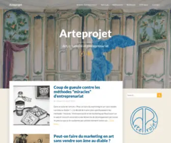 Arteprojet.fr(Art, créativité et entreprenariat) Screenshot