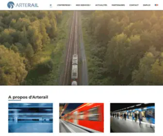 Arterail.com(Arterail, l'expertise ferroviaire) Screenshot