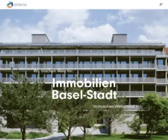 Arteria.ch(Ihre Webagentur in Basel für Webauftritte) Screenshot