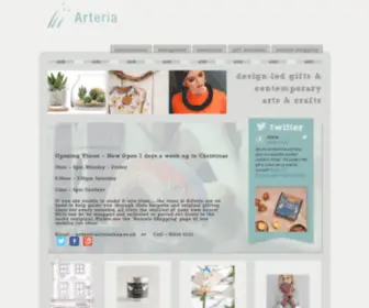 Arteriashop.co.uk(Arteria with Gallery 23) Screenshot