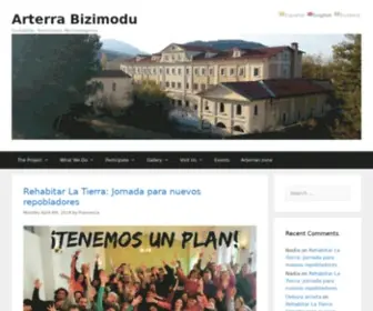 Arterrabizimodu.org(Co-habitar, Sociocracia, Re-inventarnos) Screenshot