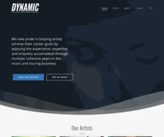 Arteryglobal.com(Dynamic Talent International) Screenshot