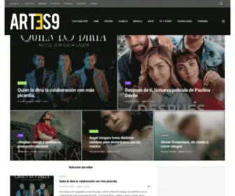 Artes9.com(Arte, música, comics, historietas, cine… todo es cultura POP) Screenshot