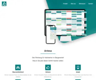 Artesa.de(Artesa Handwerk) Screenshot