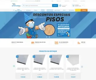 Artesana.com.br(Artesana Divisórias e Forros) Screenshot