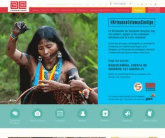 Artesaniasdecolombia.com.co(Artesanias de colombia) Screenshot