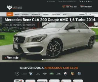Artesanoscarclub.com(Venta de autos usados en Costa Rica) Screenshot