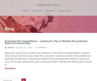 Artesanosdevalencia.com(Artesanos De Valencia) Screenshot