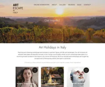 Artescapeitaly.com(Art Escape Italy I Art Retreats in Italy) Screenshot