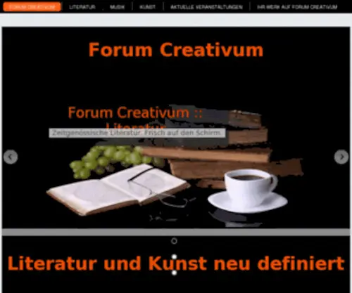 Artescreativae.de(Forum Creativum) Screenshot