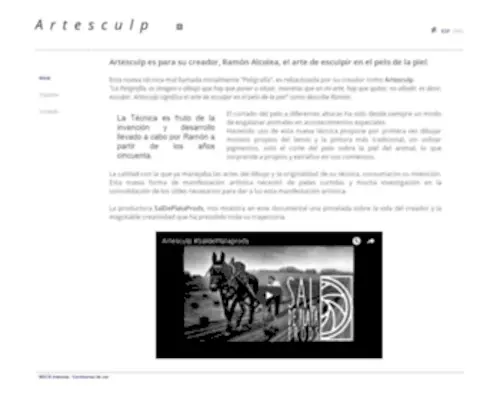 Artesculp.com(Artesculp Inicio) Screenshot