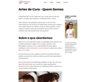 Artesdecura.com.br(Artes de Cura) Screenshot