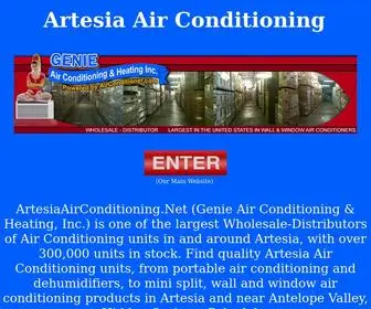 Artesiaairconditioning.net(Artesia Air Conditioning) Screenshot