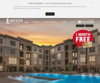 Artesiabigcreek.com(Alpharetta Apartments) Screenshot