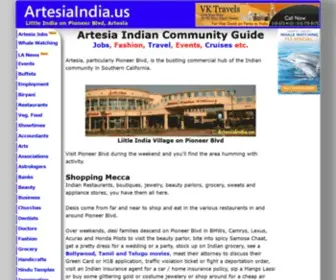 Artesiaindia.us(Artesia Indian Restaurants) Screenshot