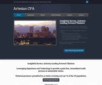 ArtesiancPa.com(Artesian CPA) Screenshot