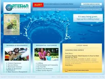 Artesianwater.com(Artesian Water) Screenshot