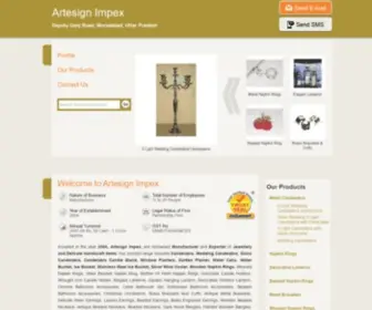 Artesignimpex.com(Artesign Impex) Screenshot