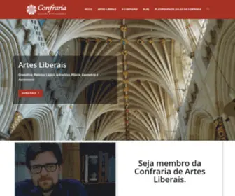 Artesliberais.com.br(Confraria de Artes Liberais) Screenshot