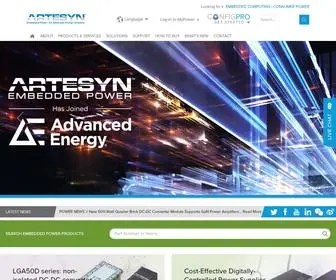 Artesyn.com(Artesyn Embedded Technologies) Screenshot