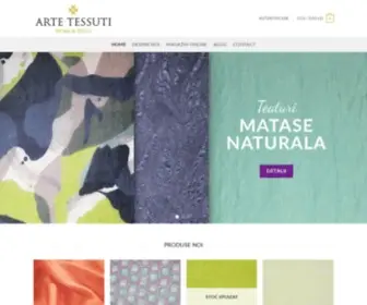 Artetessuti.ro(Tesaturi online si decoratiuni pentru casa) Screenshot