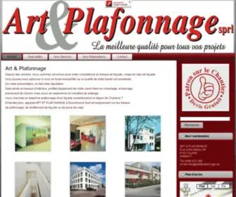 Artetplafonnage.be(Art & Plafonnage SPRL) Screenshot