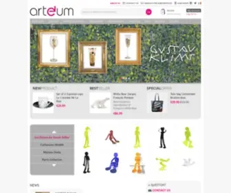 Arteum.com(Online Shop) Screenshot