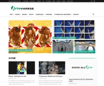 Artevarese.com(L'arte della provincia di Varese) Screenshot