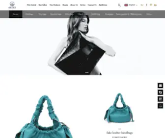 Artexbag.com(Shandong Artex I/E Corporation Ltd) Screenshot