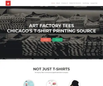 Artfactorytees.com(Art Factory Screen Printing) Screenshot