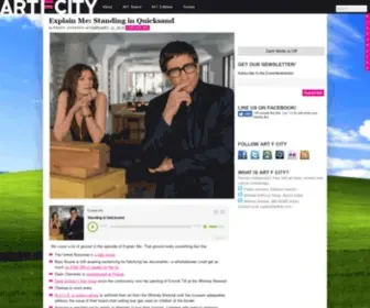 Artfcity.com(New York art news and reviews) Screenshot