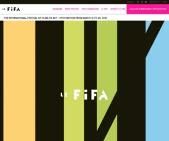 Artfifa.com(Festival International du film sur l'art) Screenshot