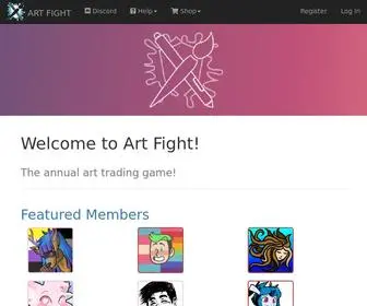 Artfight.net(Art Fight) Screenshot